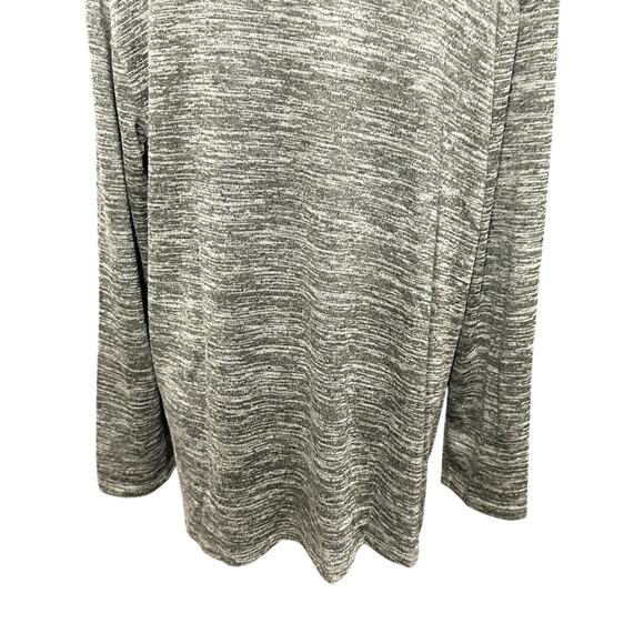 NY Collection Top Twist Front Keyhole Neckline Heathered Olive Green W US 2X NWT - Picture 7 of 12